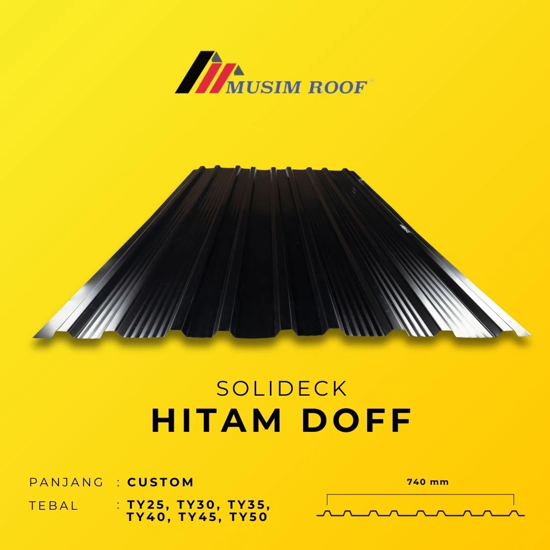 spesifikasi solideck hitam doff