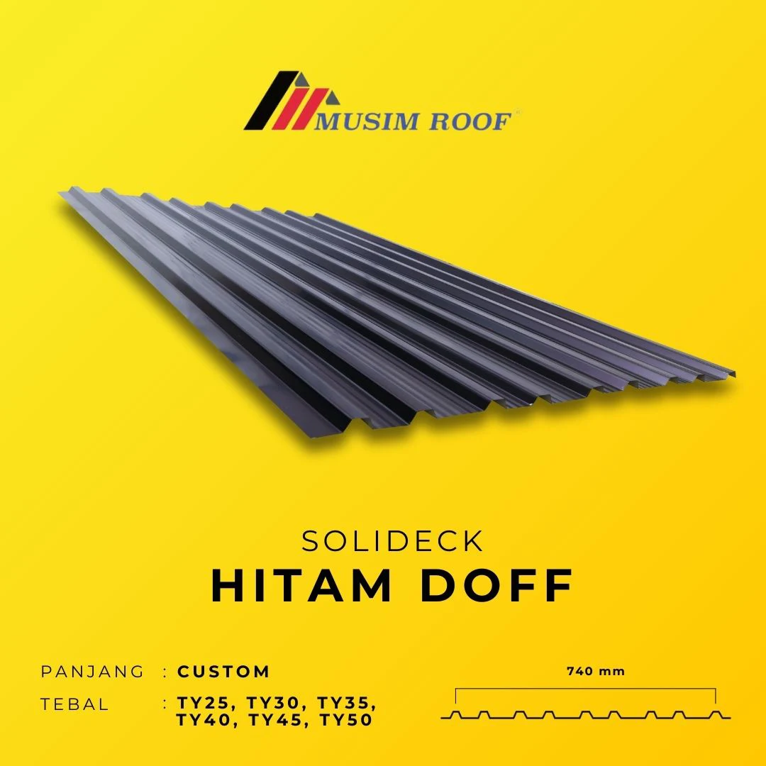 spesifikasi solideck hitam doff