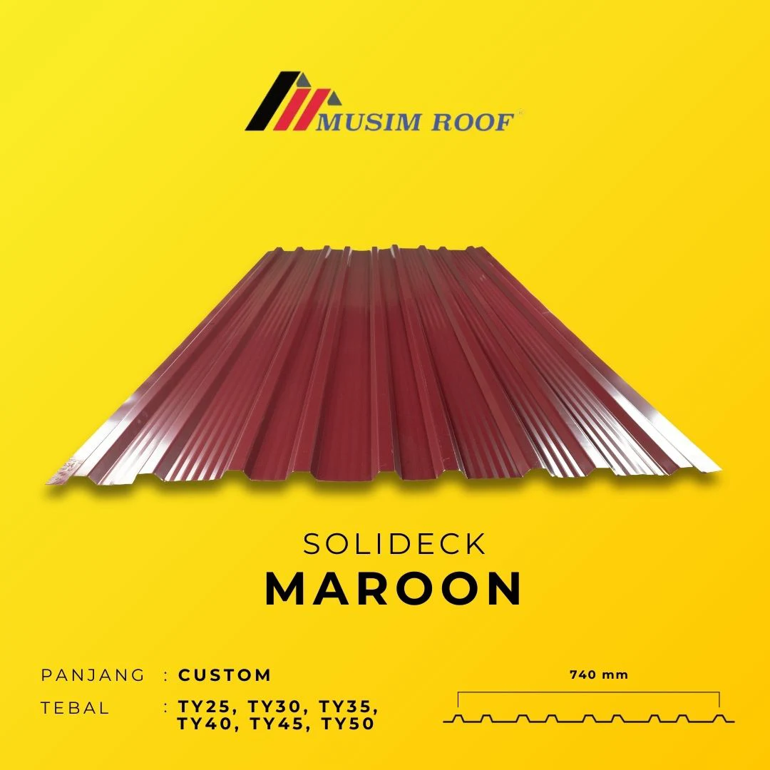 spesifikasi solideck maroon