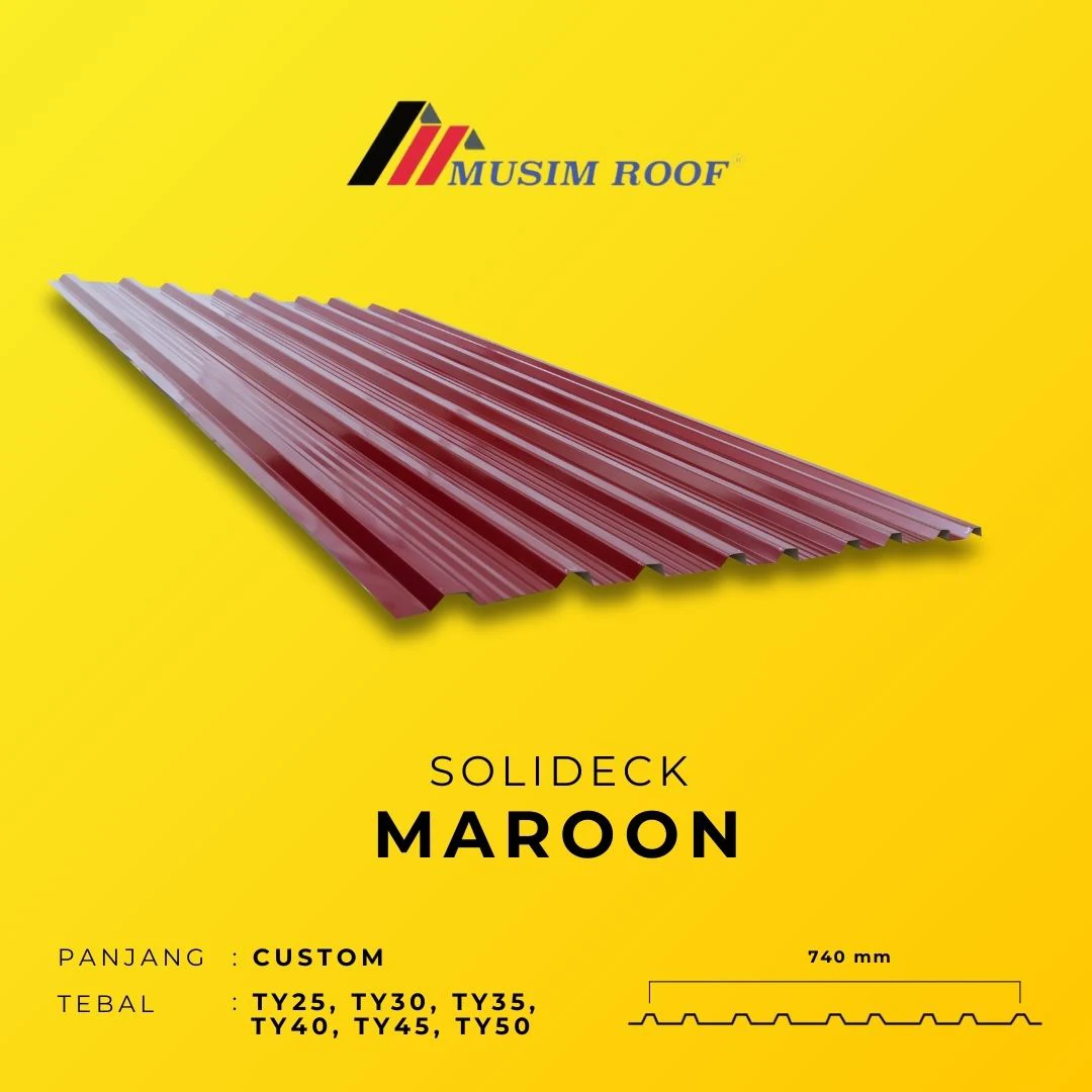 spesifikasi solideck maroon