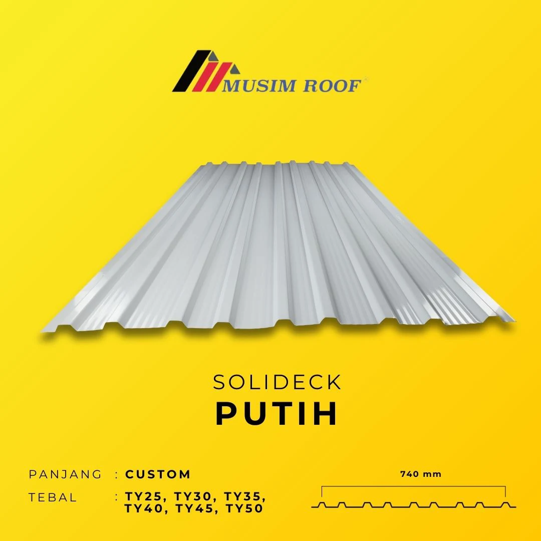 spesifikasi solideck putih
