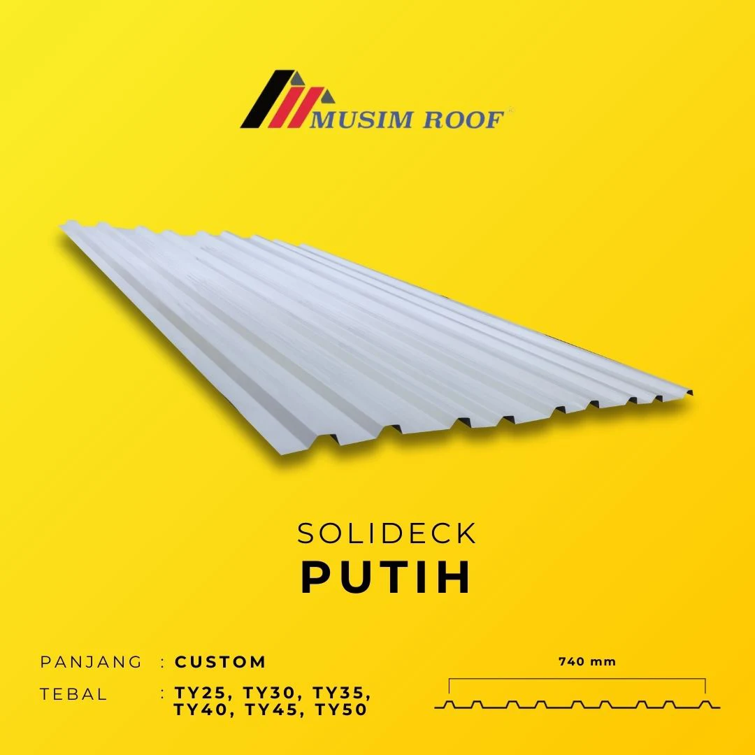 spesifikasi solideck putih